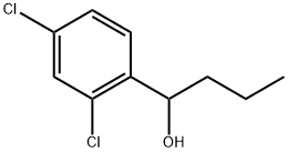 Benzenemethanol, 2,4-dichloro-α-propyl- Struktur