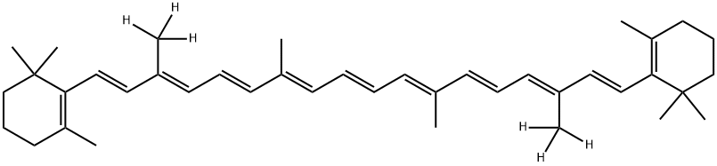 BETA-CAROTENE (19,19,19,19',19',19'-D6, 98%) Struktur