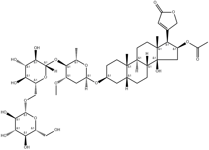 Gentiobiosyloleandrin Struktur