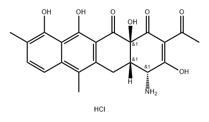 Cetocycline hydrochloride Struktur