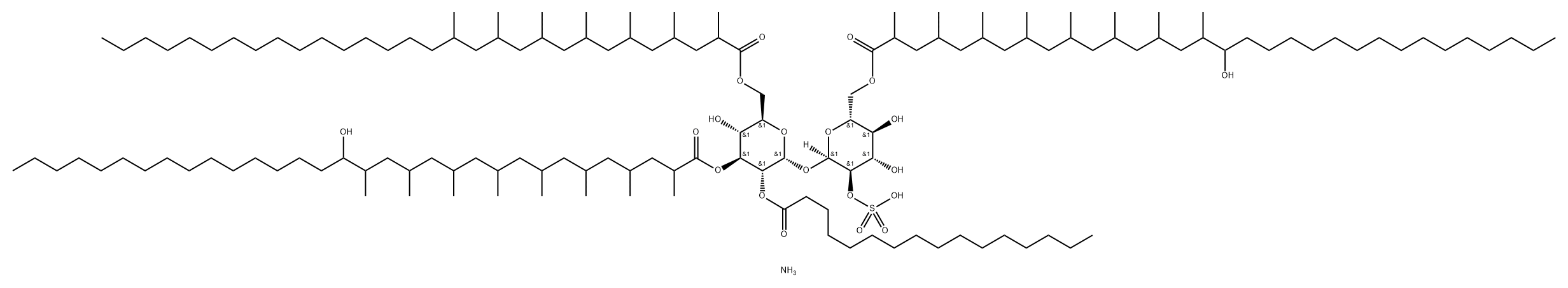 sulfolipid I Struktur