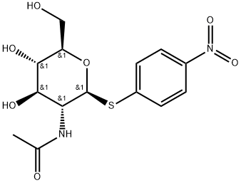 P-NITROPHENYL-N-ACETYL-1-THIO-B-D-*GLUCO SAMINIDE Struktur