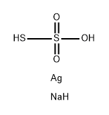 silver,trisodium,dioxido-oxo-sulfanylidene-λ<sup>6</sup>-sulfane Struktur