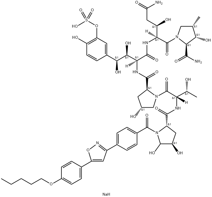 Micafungin Impurity 10 Struktur