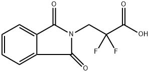 2H-Isoindole-2-propanoic acid, α,α-difluoro-1,3-dihydro-1,3-dioxo- Struktur