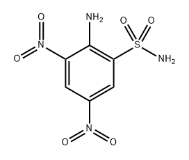 Benzenesulfonamide,  2-amino-3,5-dinitro-,  radical  ion(1-)  (9CI) Struktur