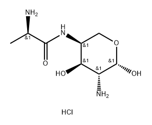 β-Prumycin HCl Struktur