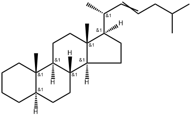 5α-Cholest-22-ene Struktur