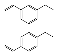 3-Ethylstyrene/4-ethylstyrene Struktur