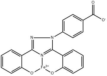 Exjade Fe3+ chelate Struktur