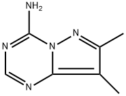 7,8-DIMETHYLPYRAZOLO[1,5-A][1,3,5]TRIAZIN-4-AMINE Struktur