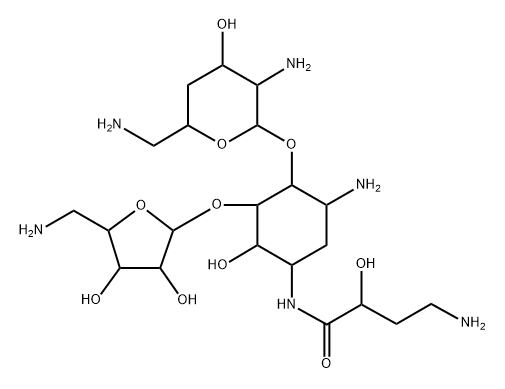 5''-amino-4',5''-dideoxybutirosin A Struktur