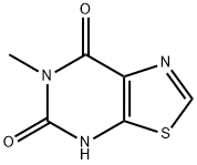 6-methylthiazolo[5,4-d]pyrimidine-5,7(4H,6H)-dione Struktur