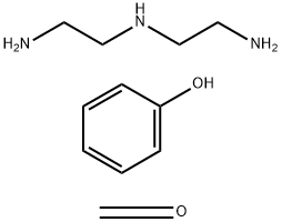 Formaldehyde, oligomeric reaction products with diethylenetriamine and phenol Struktur