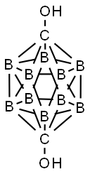1,12-Dihydroxy-p -carbora Struktur