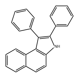 1,2-Diphenyl-3H-benzo[e]indole Struktur