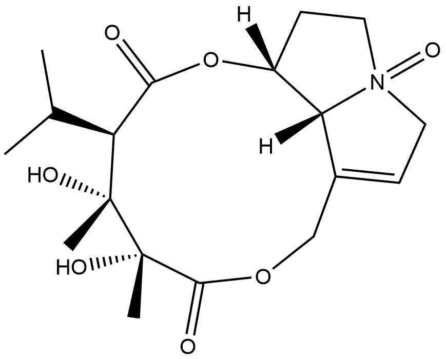 Trichodesmine N-oxide Struktur