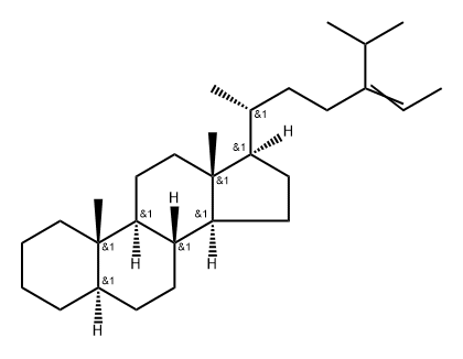 5α-Stigmast-24(28)-ene Struktur