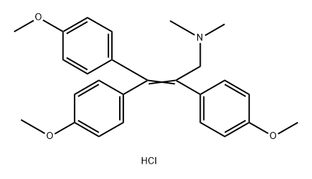 Amotriphene Hydrochloride Struktur