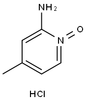 4-methyl-1-oxy-pyridin-2-ylamine, hydrochloride Struktur