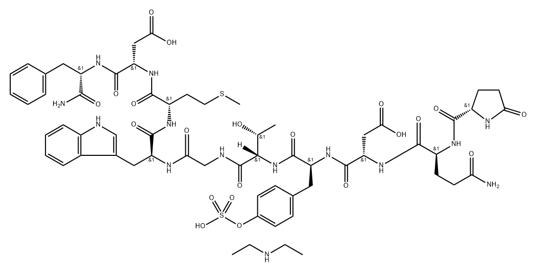 CAERULEINDIETHYLAMIDE Struktur