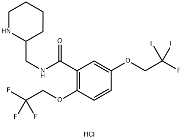 Flecainide hydrochloride Struktur