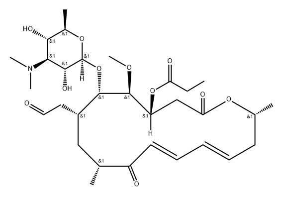 9-Dehydrodemycarosyl platenomycin Struktur