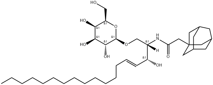 C2 Adamantanyl Galactosylceramide (d18:1/2:0) Struktur