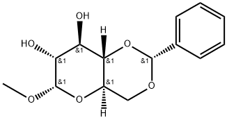 α-D-Glucopyranoside, methyl 4,6-O-[(R)-phenylmethylene]- Struktur