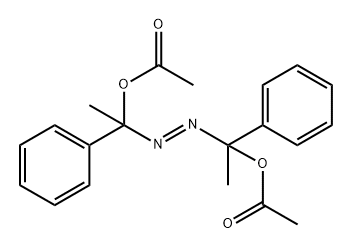 1,1'-Diacetoxy-1,1'-diphenyl-1,1'-azoetan Struktur