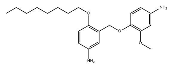 m-Toluidine, α-(4-amino-2-methoxyphenoxy)-4-(octyloxy)- (7CI,8CI) Struktur