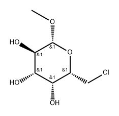 β-D-Galactopyranoside, methyl 6-chloro-6-deoxy- Struktur