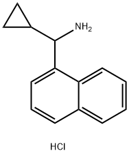 cyclopropyl(naphthalen-1-yl)methanamine hydrochloride Struktur