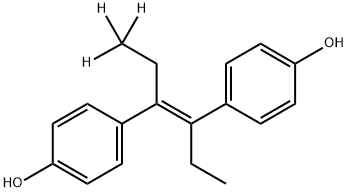 Diethylstilbestrol-d3 Struktur