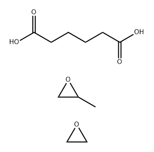 Hexanedioic acid, polymer with methyloxirane and oxirane Struktur