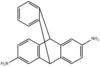 9,10[1',2']-Benzenoanthracene-2,6-diamine, 9,10-dihydro- Struktur