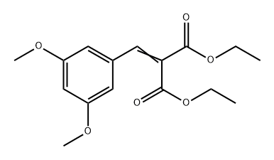 diethyl 2-(3,5-dimethoxybenzylidene)malonate Struktur