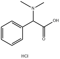 2-(dimethylamino)-2-phenylacetic Acid hydrochloride Struktur