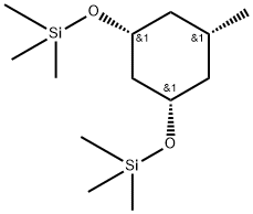 (1α,3α,5α)-5-Methyl-1,3-bis(trimethylsiloxy)cyclohexane Struktur