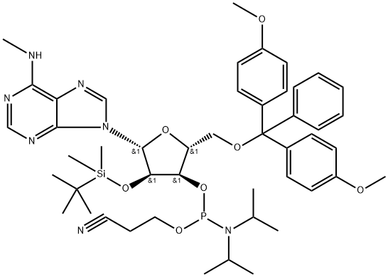 N6-Me-rA phosphoramidite Struktur