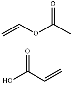 2-Propenoic acid, polymer with ethenyl acetate, sodium salt Struktur