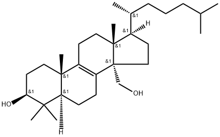 32-hydroxy-24,25-dihydrolanosterol Struktur