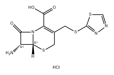 Ceftezole Impurity 3 HCl Struktur