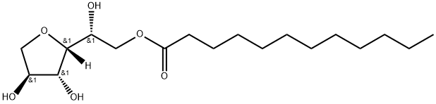 1,4-anhydro-D-glucitol 6-dodecanoate  Struktur