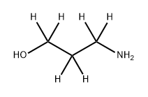 3-Amino-1-propanol-d6 Struktur