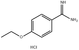 4-ethoxybenzene-1-carboximidamide hydrochloride Struktur