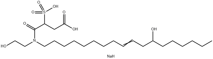 DISODIUM RICINOLEAMIDO MEA-SULFOSUCCINATE Struktur