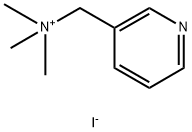 N,N,N-trimethyl-1-(pyridin-3-yl)methanaminium iodide Struktur