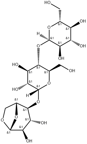 1,6-Anhydro-β-D-maltotriose Struktur