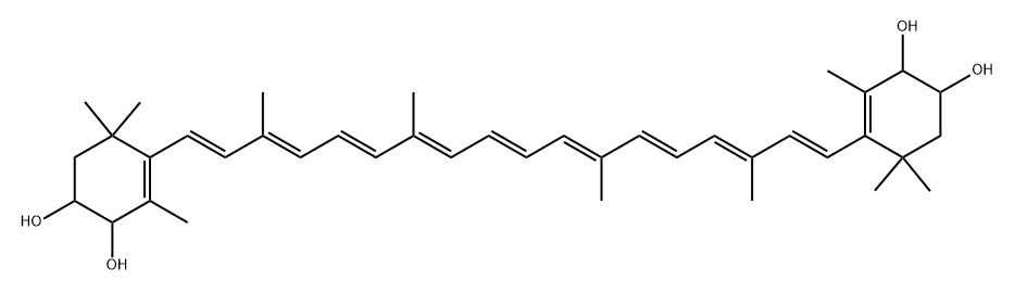 β,β-Carotene-3,3',4,4'-tetrol Struktur